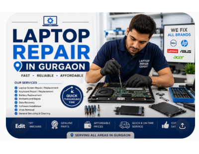 Laptop Repair in Gurgaon – Fast, Affordable & Trusted Service