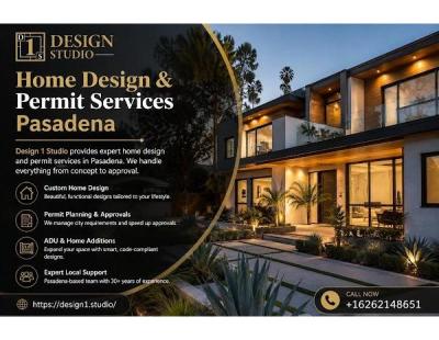 Home Design & Permit Services in  Pasadena