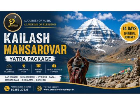 Kailash Mansarovar Yatra Package 2026 | Presidential Holidays