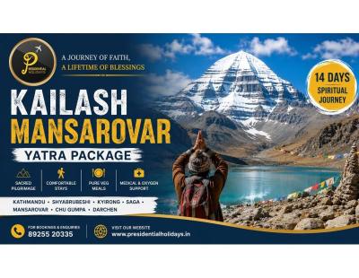 Kailash Mansarovar Yatra Package 2026 | Presidential Holidays