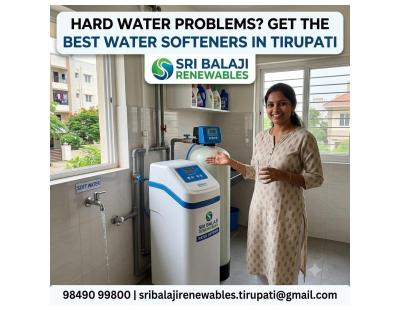 Hard Water Problems? Get the Best Water Softeners in Tirupati