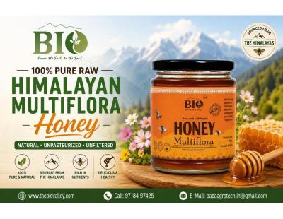 100% Pure Raw Himalayan Multiflora Honey | The Bio Valley