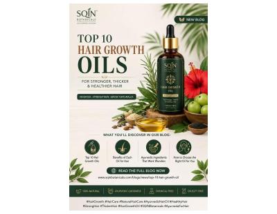 Top 10 Hair Growth Oils for Stronger, Thicker & Healthier Hair