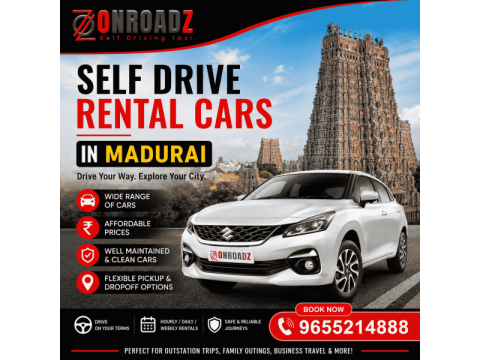 Self Drive Rental Cars in Madurai – Affordable Cars for Every Journey
