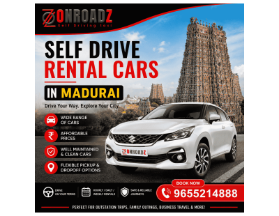 Self Drive Rental Cars in Madurai – Affordable Cars for Every Journey