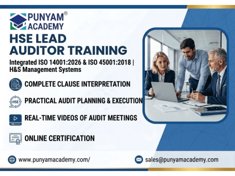 Join Online HSE Lead Auditor Training | ISO 14001:2026 & ISO 45001:2018