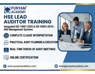 Join Online HSE Lead Auditor Training | ISO 14001:2026 & ISO 45001:2018