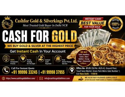 Cash for Gold in Noida | Instant Payment Available
