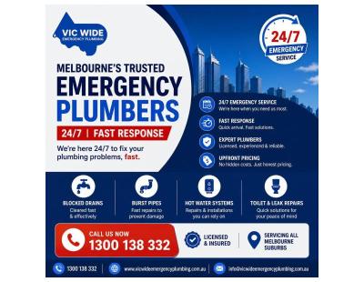 Emergency Plumbers Melbourne | 24/7 Fast Response Plumbing Service