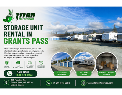 Self Storage facility in Grants Pass, OR for Secure Extra Space