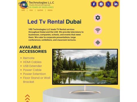 Planning an LED TV Rental Dubai Setup?