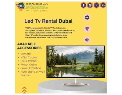 Planning an LED TV Rental Dubai Setup?