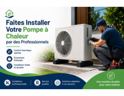 Faites Installer Votre Pompe à Chaleur par des Professionnels