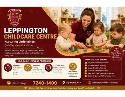 Leppington Childcare Centre – Where Little Learners Thrive