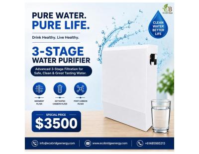 💧 3-Stage Water Purifier – Special Price $3500