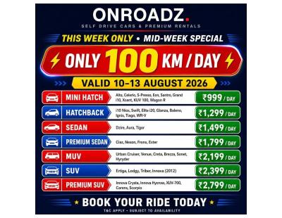 Self-Drive Car Rental at Perambur Railway Station | Onroadz