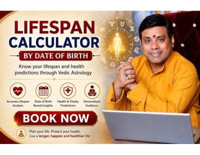 Get Lifespan Predictions Using Your Birth Details