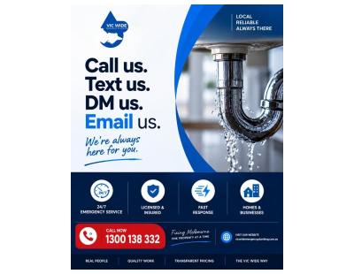 24/7 Emergency Plumber in Melbourne – Fast & Reliable Plumbing Services
