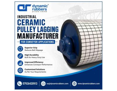Industrial Ceramic Pulley Lagging Manufacturer for Conveyor Applications