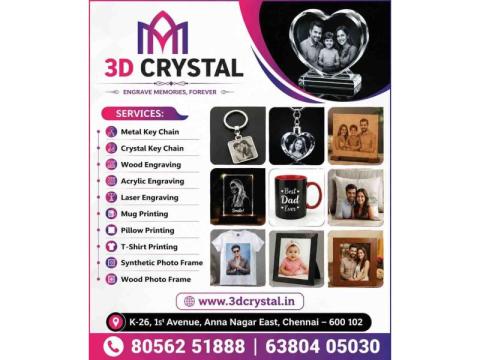 Are You Searching for Best Personalized 3D crystal gifts in Chennai?