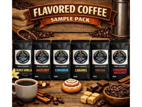 Buy Sample Coffee Pack for New Coffee Flavors at Home by Faith and Family Coffee Company
