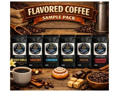 Buy Sample Coffee Pack for New Coffee Flavors at Home by Faith and Family Coffee Company