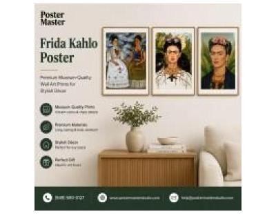 Frida Kahlo Poster – Premium Museum-Quality Wall Art Prints for Stylish Décor