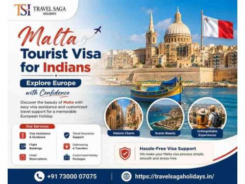 Malta Tourist Visa for Indians – Explore Europe with Confidence