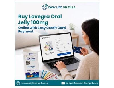 Buy Lovegra Oral Jelly 100mg Online with Easy Credit Card Payment.