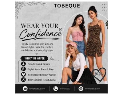 Refresh Your Style with High Waist Pants & Cotton Vests for Girls | Tobeque