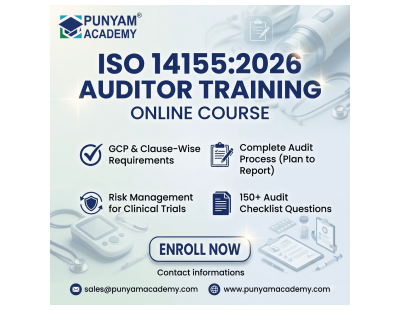 ISO 14155:2026 Auditor Training Online