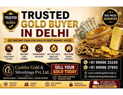 Trusted Gold Buyer in Delhi with Free Home Visit