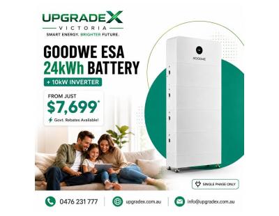 GoodWe ESA 24kWh Battery + 10kW Inverter – Available in Victoria