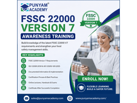 Learn FSSC 22000 V7 Online