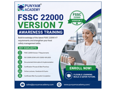 Learn FSSC 22000 V7 Online