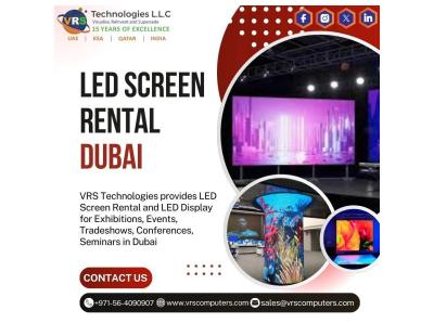 Premium LED Screen Rental Dubai for Events