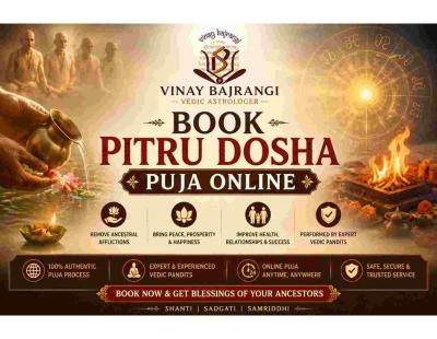 Book Pitru Dosha Puja Online With Dr. Vinay Bajrangi Today