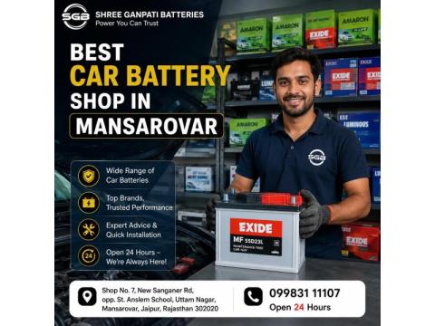Shree Ganpati Batteries-Best Car Battery Shop In Jaipur