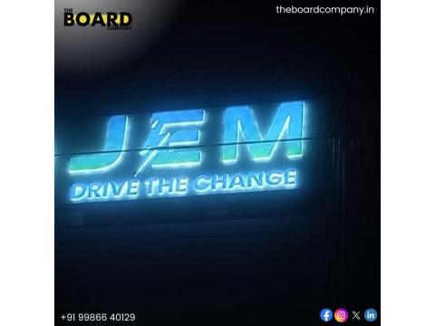 LED Sign Board Manufacturers in Bangalore – The Board Company