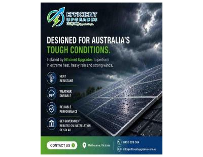 Classified Ad  ☀️ Solar Panels Built for Australian Conditions