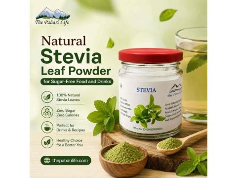 Natural Stevia Leaf Powder for Sugar-Free Food and Drinks