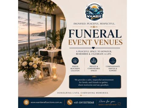 Funeral Event Venues in NSW for Peaceful Gatherings