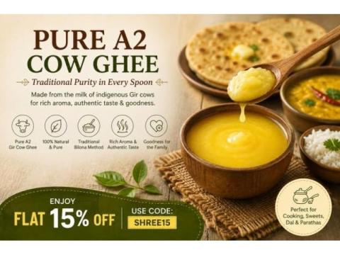 Pure A2 Cow Ghee - Authentic A2 Bilona Ghee