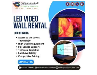 High Impact LED Video Wall Rental for Events
