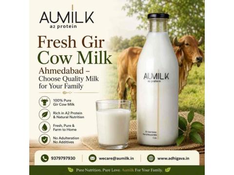 Fresh Gir Cow Milk Ahmedabad – Choose Quality Milk for Your Family