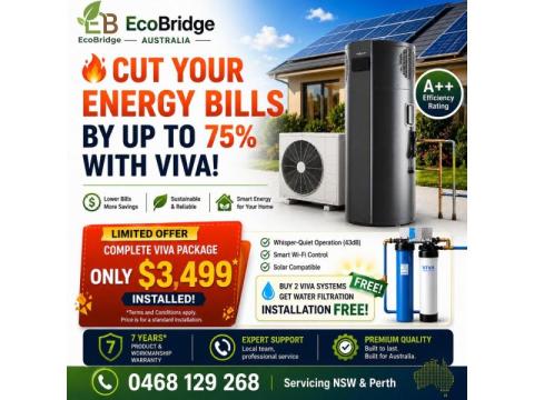 🔥 LIMITED OFFER – COMPLETE VIVA PACKAGE ONLY $3,499 INSTALLED!
