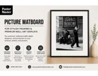 Picture Matboard for Stylish Framing & Premium Wall Art Displays – PosterMaster