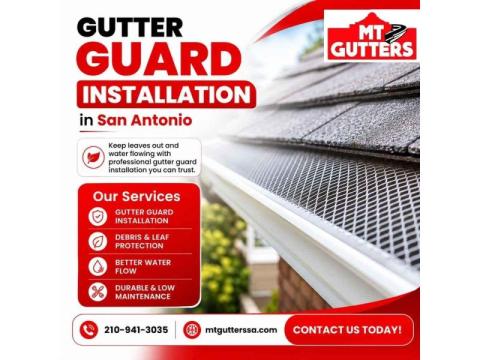 Gutter Guard Installation in San Antonio