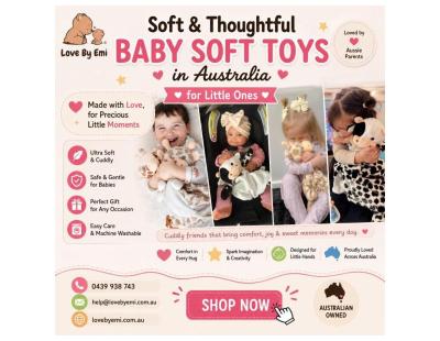 Soft and Thoughtful Baby Soft Toys in Australia for Little Ones