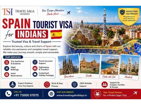 Spain Tourist Visa for Indians – Trusted Visa & Travel Support